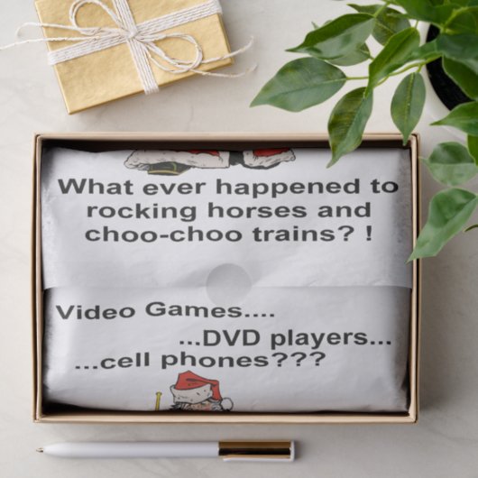 Blatt des Weihnachtsgeschenks Seidenpapier (Geschenk)