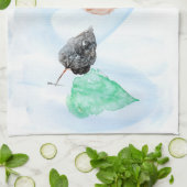 Blatt-Druck Geschirrtuch (Gefaltet)