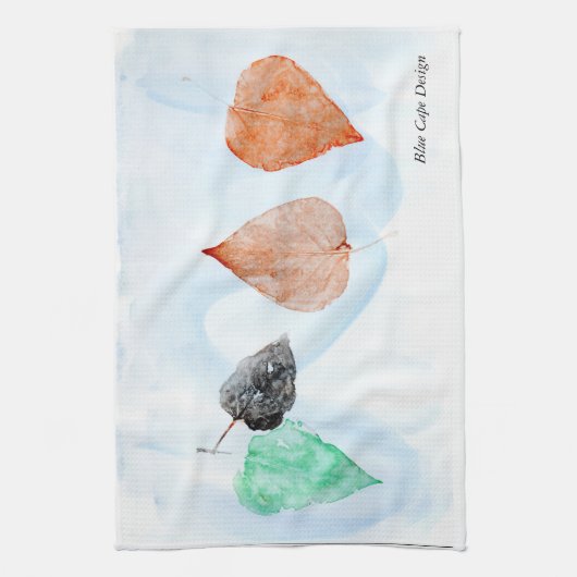 Blatt-Druck Geschirrtuch (Vertikal)