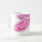 Blatt-Druck Kaffeetasse (Vorderseite Links)