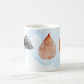 Blatt-Druck Kaffeetasse (Mittel)