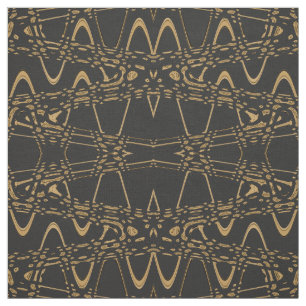 Blatt Druckwelle Diamond Geometrisches Muster Stoff