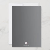 Blatt-Einladung Einladung (Rückseite)