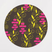 Blatt Etiketten (Design 2)