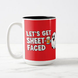 Blatt-Faced T-Shirt Zweifarbige Tasse