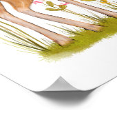 Blatt Faes and Bees Poster (Ecke)