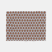 Blatt Fleecedecke (Vorderseite (Horizontal))