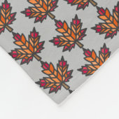 Blatt Fleecedecke (Ecke)