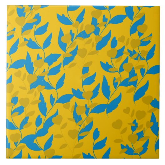 Blatt Fliese (Vorderseite)