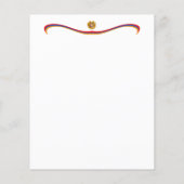 Blatt für armenische Flaggen (Rückseite)