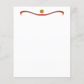 Blatt für armenische Flaggen (Vorderseite)