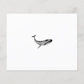 Blatt für blaue Whale, Aquarellfarben (Rückseite)