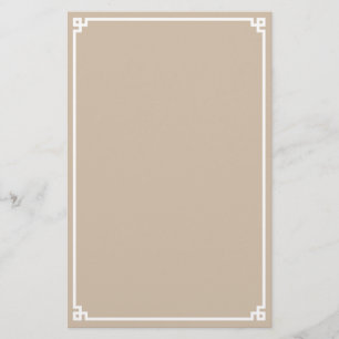 Blatt für das Weißgriechisch-beige-grenzuebergreif