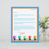 Blatt für Elfen und Santa Letter (Stehend Vorderseite)