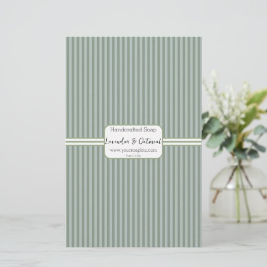 Blatt für grüne Seifenspäne (Stehend Vorderseite)