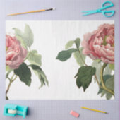 Blatt für rosa Rose-Junk-Zeitschriften Seidenpapier (Basteln)