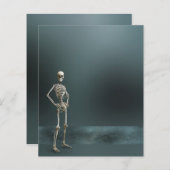 Blatt für Spuk Skelette-Flyer (Vorne/Hinten)