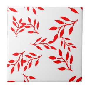 Blatt-gemusterte Keramik-Fliese Fliese