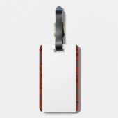 Blatt Gepäckanhänger (Rückseite vertikal)