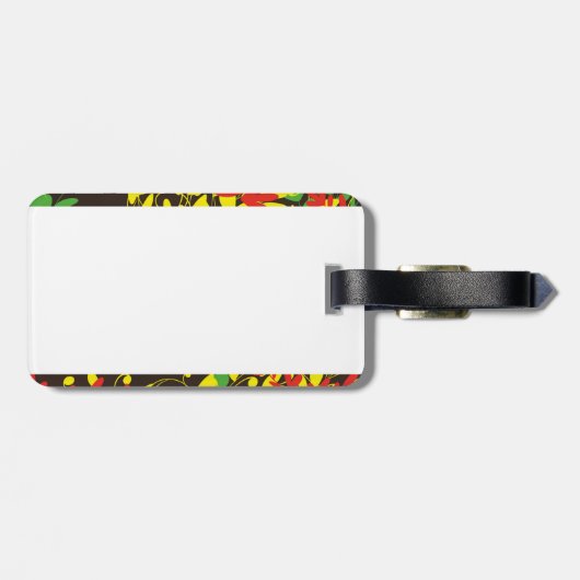 Blatt Gepäckanhänger (Rückseite horizontal)