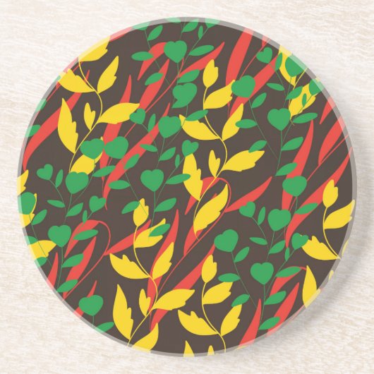 Blatt Getränkeuntersetzer (Vorne)