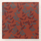 Blatt Glasuntersetzer (Vorderseite)