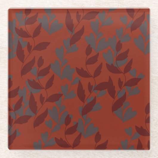 Blatt Glasuntersetzer (Vorderseite)