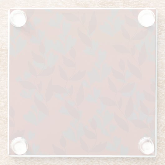 Blatt Glasuntersetzer (Rückseite)