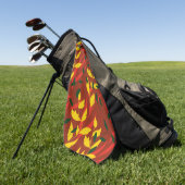 Blatt Golfhandtuch (Gras)