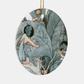 Blatt-Hersteller-Feen Keramik Ornament (Rechts)