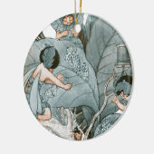Blatt-Hersteller-Feen Keramik Ornament (Links)