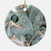Blatt-Hersteller-Feen Keramik Ornament (Hinten)