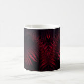 Blatt in Rosa-Tönen Kaffeetasse (Mittel)