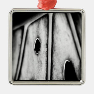 Blatt ist zu Hause Silbernes Ornament