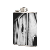 Blatt ist Zuhause Flachmann (Links)