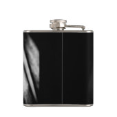 Blatt ist Zuhause Flachmann (Rückseite)