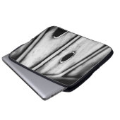 Blatt ist Zuhause Laptopschutzhülle (Vorne Knopf)