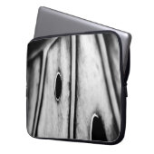 Blatt ist Zuhause Laptopschutzhülle (Vorderseite Links)