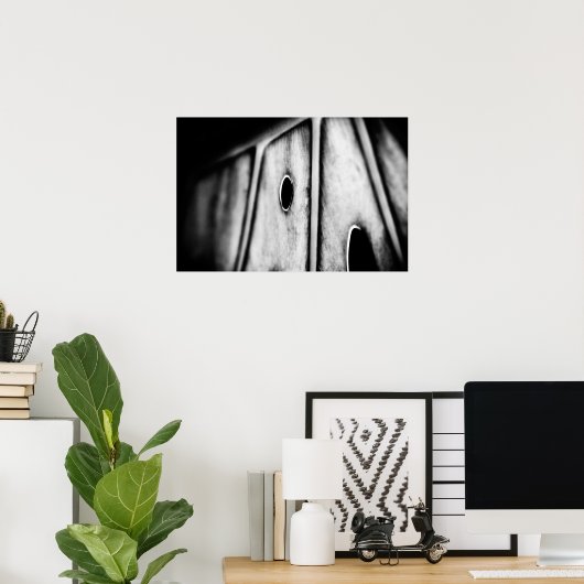 Blatt ist Zuhause Poster (Heimbüro)