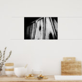 Blatt ist Zuhause Poster (Küche)