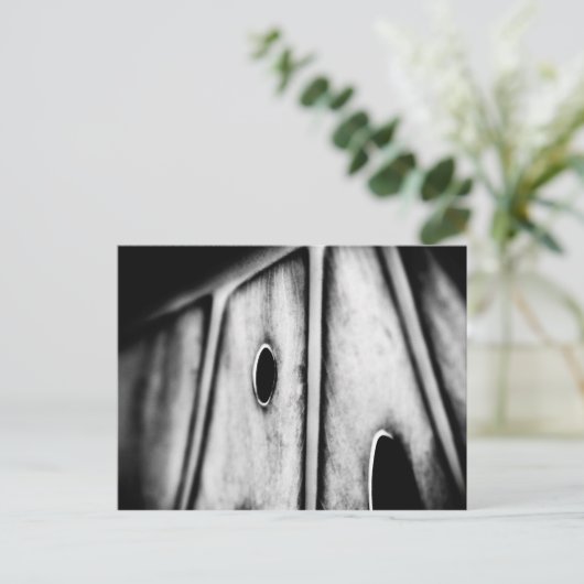 Blatt ist Zuhause Postkarte (Stehend Vorderseite)