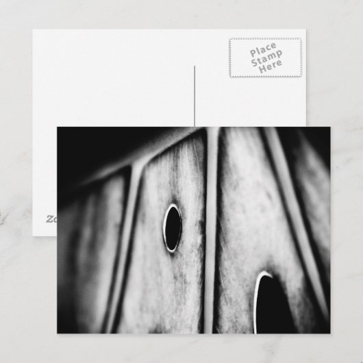 Blatt ist Zuhause Postkarte (Vorne/Hinten)