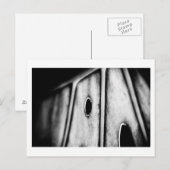 Blatt ist Zuhause Postkarte (Vorne/Hinten)