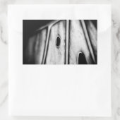 Blatt ist Zuhause Rechteckiger Aufkleber (Tasche)