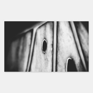 Blatt ist Zuhause Rechteckiger Aufkleber