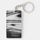 Blatt ist Zuhause Schlüsselanhänger (Rückseite)