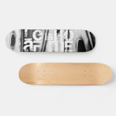 Blatt ist Zuhause Skateboard (Horizontal)