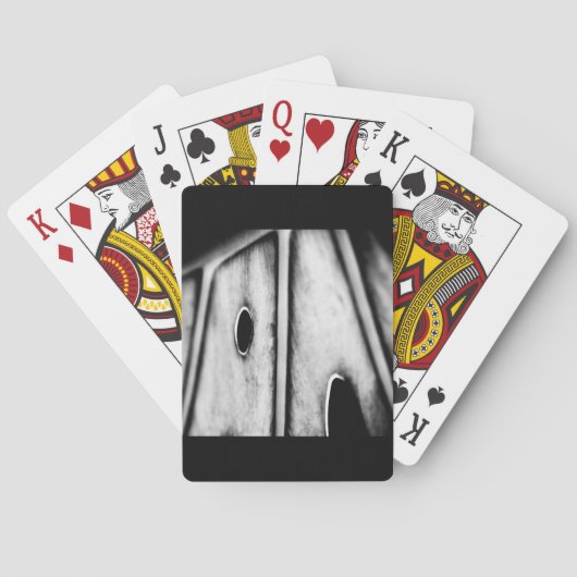 Blatt ist Zuhause Spielkarten (Rückseite)