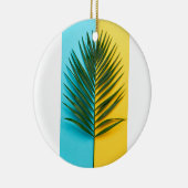 Blatt Keramik Ornament (Rechts)