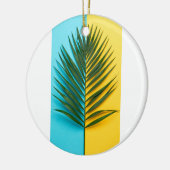 Blatt Keramik Ornament (Links)